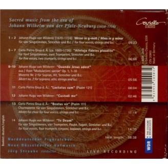 Sacred Music from the era of Johann Wilhelm von der Pfalz-Neuburg