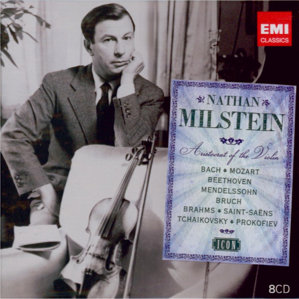 BACH - Milstein - Sonate pour violon seul n°1 en sol mineur BWV.1001