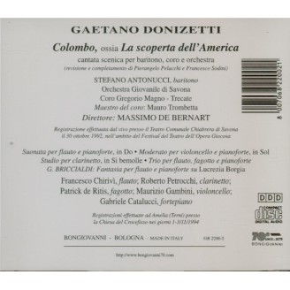 DONIZETTI - Bernart - Colombo