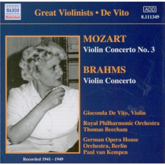 MOZART - De Vito - Concerto pour violon et orchestre n°3 en sol majeur K