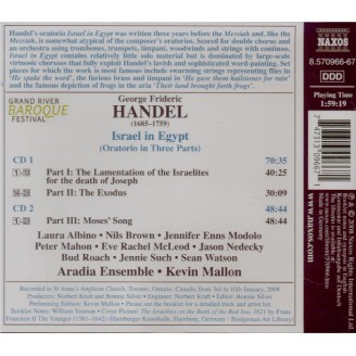 HAENDEL - Mallon - Israel in Egypt, oratorio HWV.54