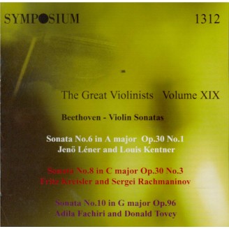 The Great Violinists Volume XIX