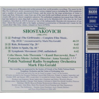 CHOSTAKOVITCH - Fitz-Gerald - Rule Britannia, musique de scène op.28