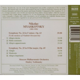 MYASKOVSKI - Yablonsky - Symphonie n°24 op.63
