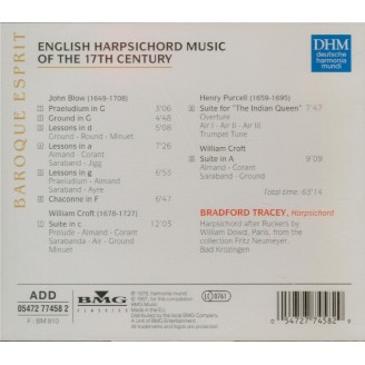 English Harpsichord Music of the 17th Century