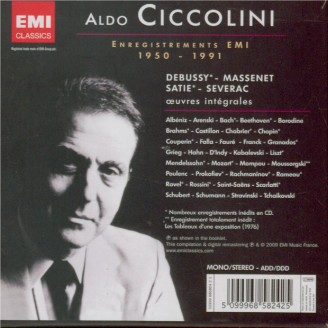Aldo Ciccolini - Enregistrements EMI 1950-1991