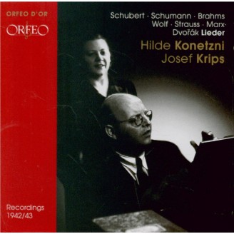 SCHUBERT - Konetzni - Rastlose Liebe (Goethe), lied pour voix et piano o