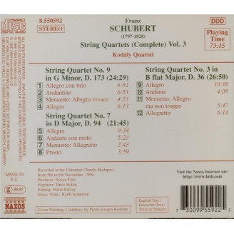 String Quartets Vol.3