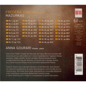 CHOPIN - Gourari - Mazurkas : sélection
