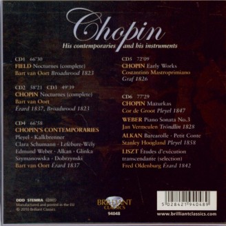 Chopin, His contemporaries and his instruments