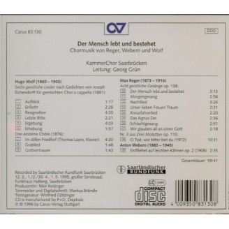 Der Mensch lebt und bestehet