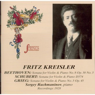BEETHOVEN - Kreisler - Sonate pour violon et piano n°8 op.30 n°3