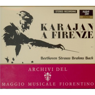 BEETHOVEN - Karajan - Symphonie n°4 op.60 Live, Firenze 1967, avec Karajan au clavecin dans Bach