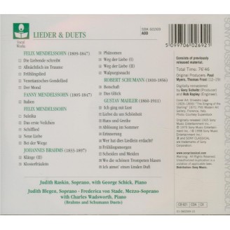 Lieder et duos