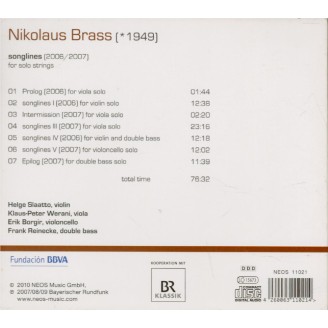 BRASS - Slaatto - Songlines for solo strings