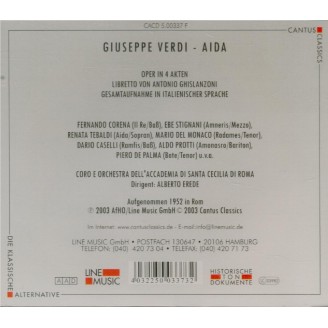 VERDI - Erede - Aida, opéra en quatre actes