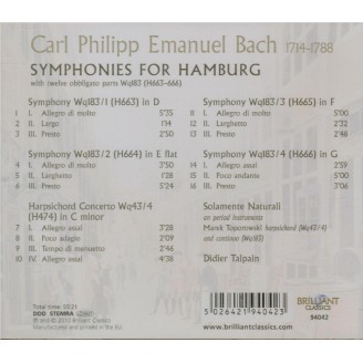 Symphonies for Hamburg