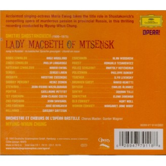 CHOSTAKOVITCH - Chung - Lady Macbeth de Mtsensk op.29
