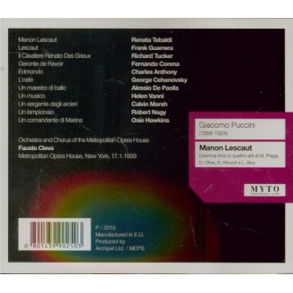 PUCCINI - Cleva - Manon Lescaut (Live Met 17 - 01 - 1959) Live Met 17 - 01 - 1959