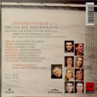 VIVALDI - Biondi - Ercole su'l Termodonte, opéra en 3 actes RV.710