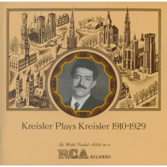 Kreisler Plays Kreisler 1910-1929 import Japon