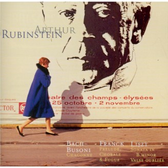 BUSONI - Rubinstein - Chaconne (d'après la Partita n°2 de Bach BWV 1004) import Japon - Blu-spec CD