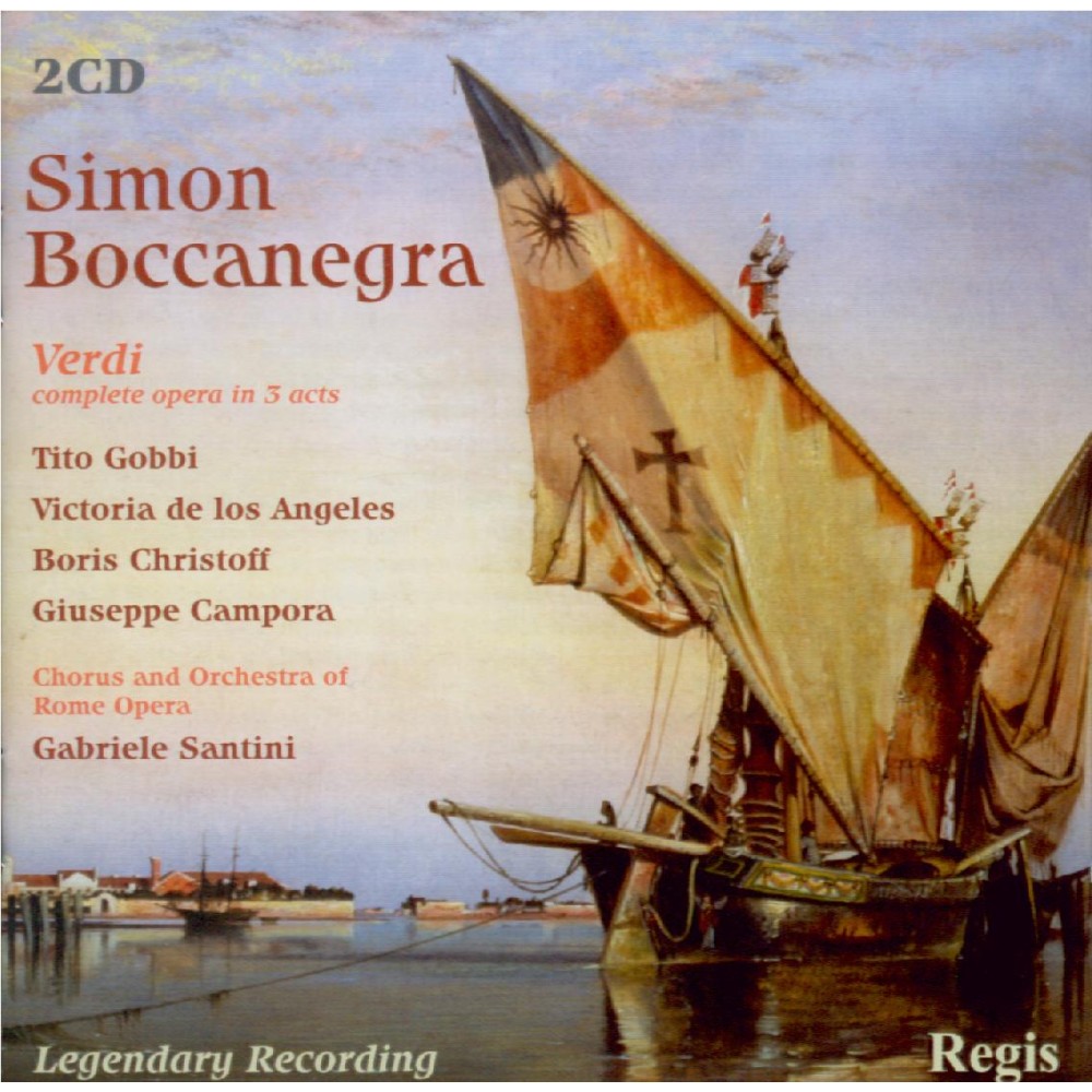 VERDI - Santini - Simon Boccanegra, opéra en trois actes