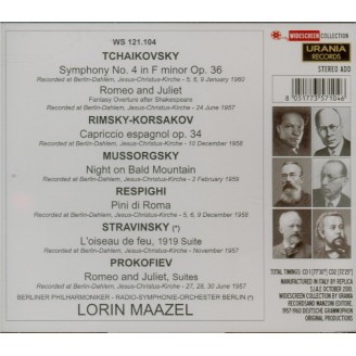 TCHAIKOVSKY - Maazel - Symphonie n°4 en fa mineur op.36