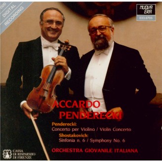 PENDERECKI - Penderecki - Concerto pour violon et orchestre n°1