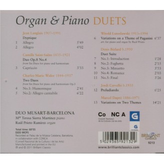 Organ & Piano Duets