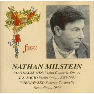 BACH - Milstein - Sonate pour violon seul n°1 en sol mineur BWV.1001