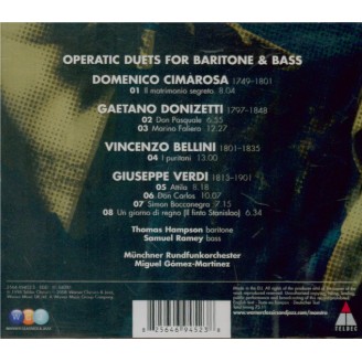 Operatic duets for baritone and bass