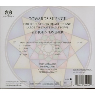TAVENER - Medici Quartet - Towards silence, for four string quartets and