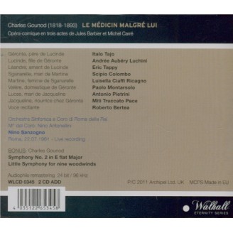 GOUNOD - Sanzogno - Le médecin malgré lui (live RAI Roma, 22 - 7 - 1961) live RAI Roma, 22 - 7 - 1961