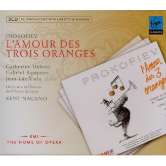 PROKOFIEV - Nagano - L'amour des trois oranges, opéra en 4 actes avec pr