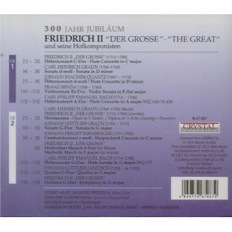 300 Jahr Jubiläum : Friedrich II 'der Grosse' und seine Hofkomponisten