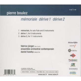 BOULEZ - Kawka - Mémoriale