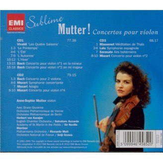 Sublime Mutter ! Concertos pour violon