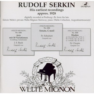 Rudolf Serkin on Welte-Mignon