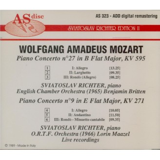 MOZART - Sviatoslav Richter - Concertos pour piano et orchestre n° 9 & 27