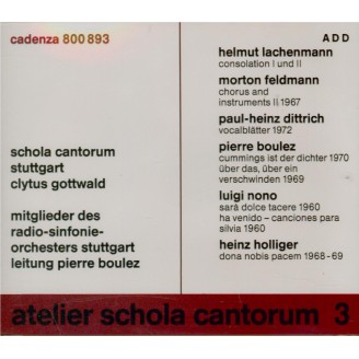 Atelier Schola Cantorum Vol.3