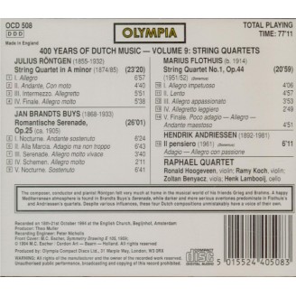 400 Years of Dutch Music Vol.9