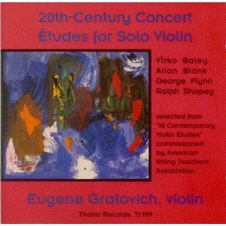 20th-Century Concert Etudes for Solo Violin