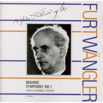BRAHMS - Furtwängler - Symphonie n°1 pour orchestre en do mineur op.68 (Import Japon)