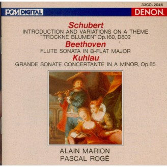SCHUBERT - Marion - Introduction et sept variations en mi mineur sur 'Tr