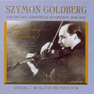 Szymon Goldberg Centenary Edition vol.2 Commercial Recordings