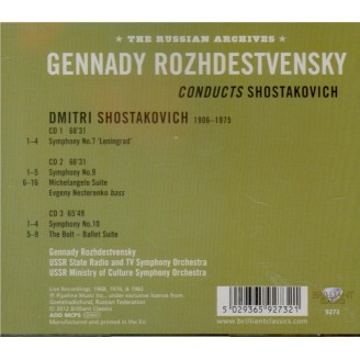 CHOSTAKOVITCH - Rozhdestvensky - Symphonie n°7 op.60 'Leningrad'