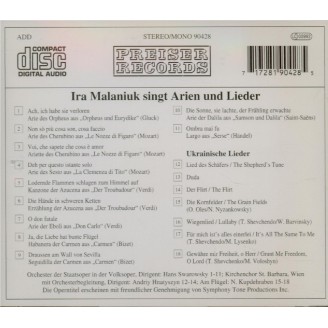Ira Malaniuk singt Lieder und Arien