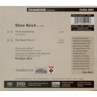 REICH - Järvi - Three movements