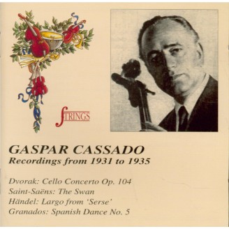 DVORAK - Cassado - Concerto pour violoncelle et orchestre en si mineur o